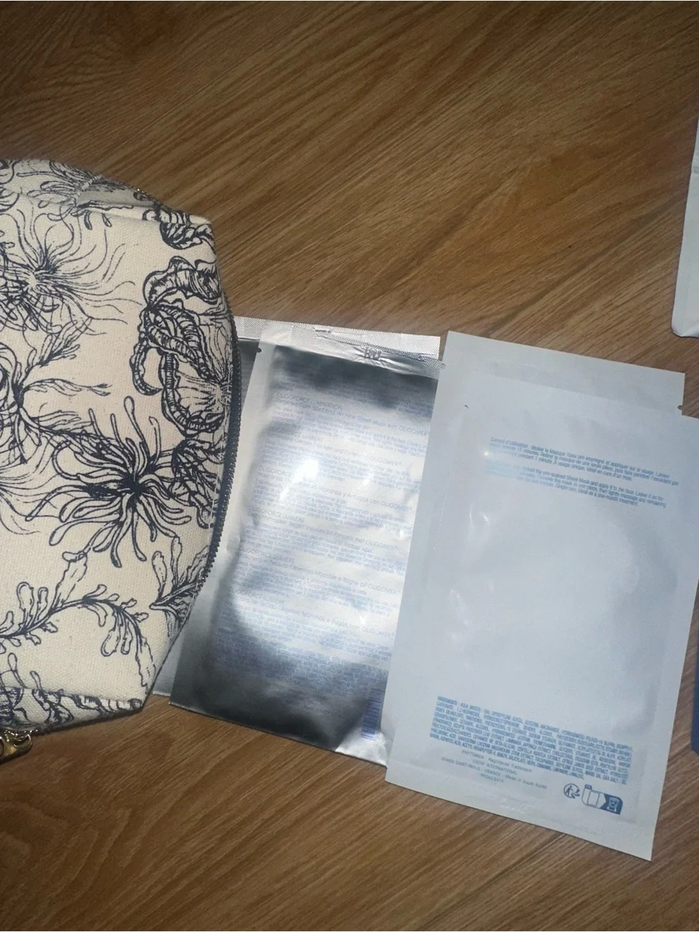 PHYTOMER Skincare Set with Creamy White & Navy Blue Pouch bundle